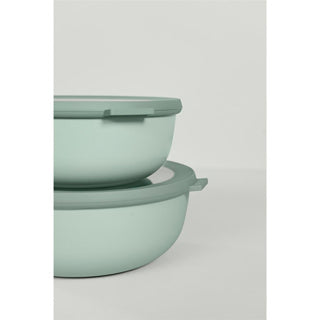 Mepal multiskål cirqula rund 2250 ml - nordisk salvie | 3 stk