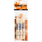 Tamponing brushes, l: 10 cm, d 11+14+17 mm, w: 11-17 mm, round, 3 piece 1 box
