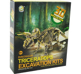 Aro carving out dinosaur skeleton triceratops 23cm