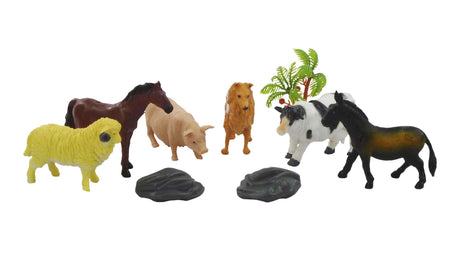 Aro farm animals in bag 9 pieces