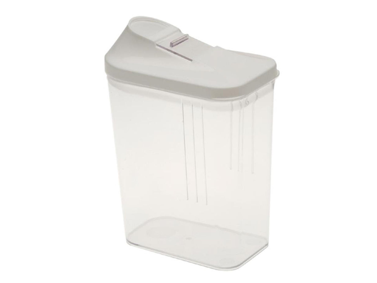 Keeper shaker 1.5l white transparent