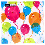 Napkins splash balloons 33x33 cm | 4 pieces