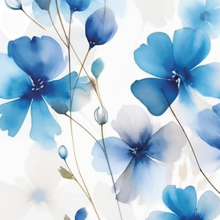 Serviete Duni everbloom blue 20 kosov 24 x 24 cm | 12 kosov