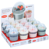 Yoghurtbecher mat Deckel a Läffel | 12 Stéck