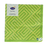 Duni napkins mosaic kiwi 33x33 cm | 12 pieces