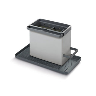 Metaltex pomocníci do kuchyne uprataný tex organizér na drez 24x13x14 cm šedý