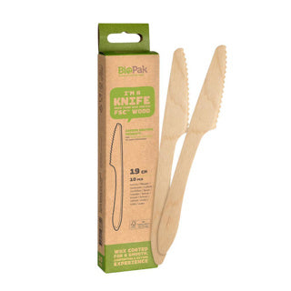 Duni kniver 10 stykker tre | 6 stk