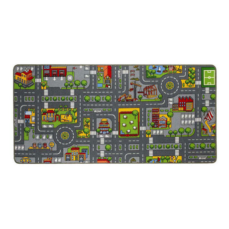 Play mat duoplay reversible city and farm, 67x100cm
