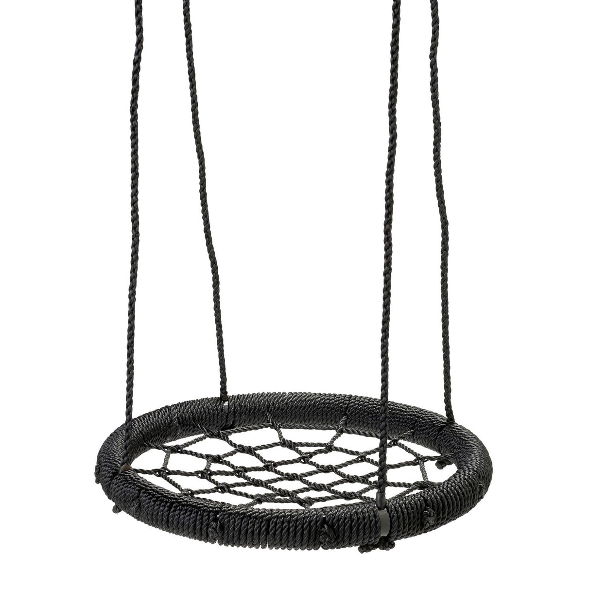 Schwingendes schwarzes Nest schwarz, 60 cm