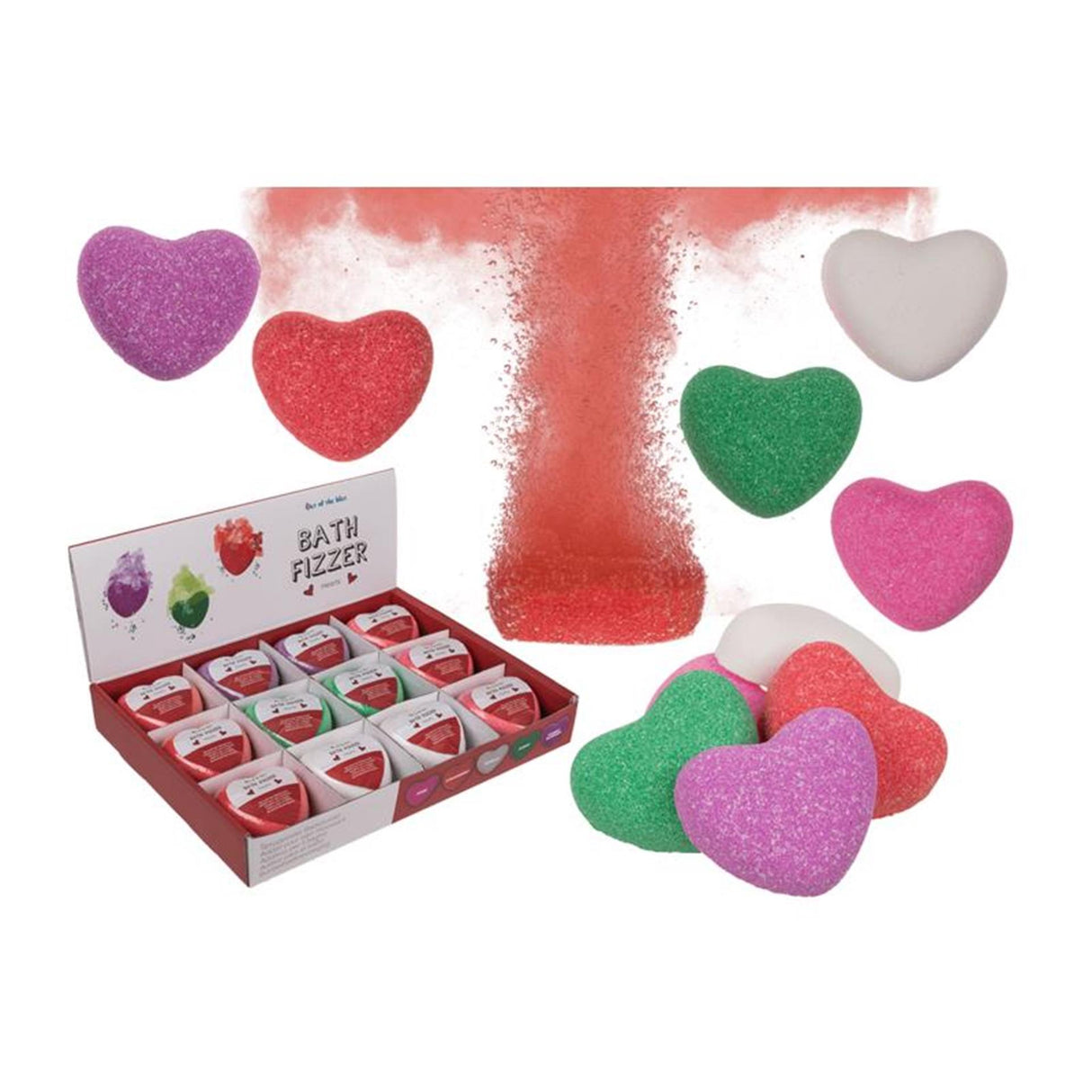 Ootb badebombe hjerte 150gr badebombe hjerte 150gr