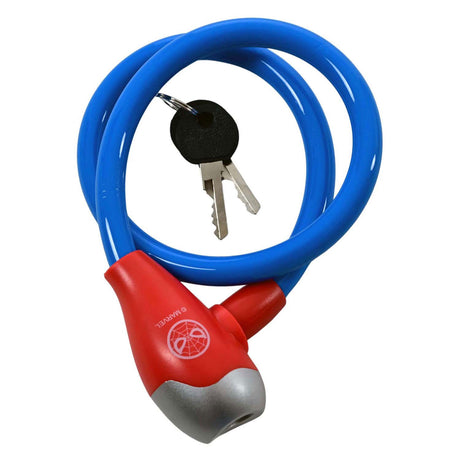 Spiderman cable lock blue red