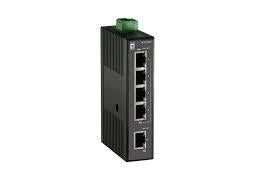 Poziom IES-0500 Fast Ethernet Nie zarządzany przełącznik [5x 10 100 Mbps RJ45, QoS, IP30, Din-Rail]