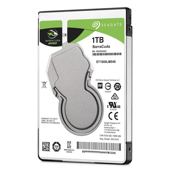 Seagate ST1000LM048 Barracuda HDD, 1TB, 2.5, SATA3 6 Gbps, 5400 obr./min, 128 MB, 1,7 W