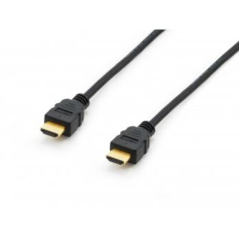 Équipez 119374 Cable HDMI2.0 à haute vitesse W Ethernet, 4K @ 50 60Hz (2160p) HDR, M M, RJ-45, 15M, noir