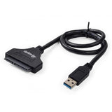 Wyposaż 133471 USB3.0 do adaptera SATA, mężczyzna, 0,5 m, czarny