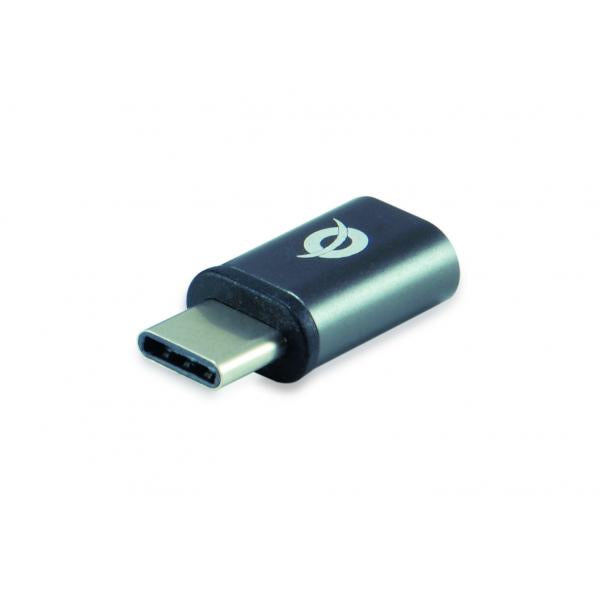 Concepttronic donn05g USB-C zu Micro USB OTG-Adapter 3-Pack, USB 2.0 Typ-C, männliches Frauen, BL