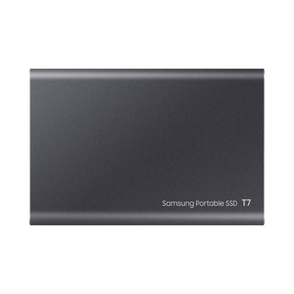 Samsung MU-PC2T0T WW T7 Portable SSD, 2000 GB, USB Type-C, 3.2 Gen 2, 1050 MB S, contraseña, Gray