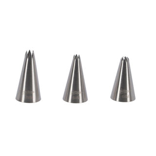Douilles Patisse inox 3 pièces | 3 pièces