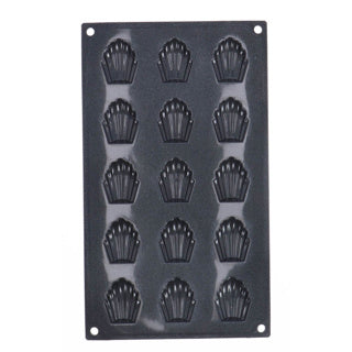 Moule mini madeleine Patisse starflex 15 compartiments 29 x 17 cm | 2 pièces