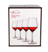 Deeglech Heem Wäinglas 480ml Set vu 4 | 6 Stéck