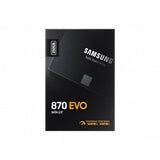 Samsung MZ-77E1T0B 870 EVO SSD, 1 TB, 2.5, SATA3, 6 Gbps, 3D V-Nand, 560 550 MB S, 512MB GDR4