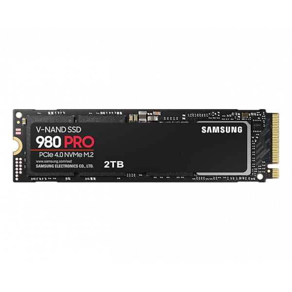 Samsung MZ-V8P2T0BW 980 Pro SSD, 2000 GB, M.2 NVME, PCIE 4.0, 7000 5100 MB S, 100.000 IOPS