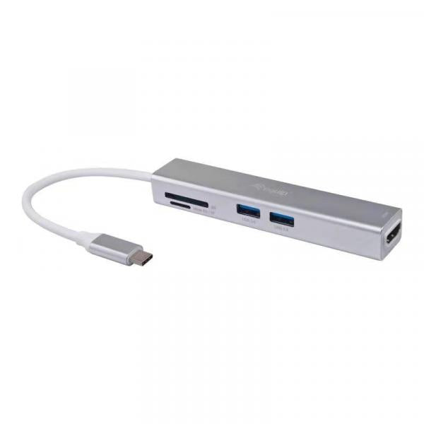 Wyposaż się 133480USB-C 5IN 1 Adapter wielofunkcyjny