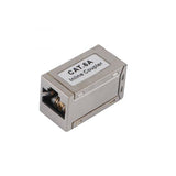 Equip 221171 Cat.6a Shielded Modular Inline Coupler, RJ-45, RJ-45, Silver