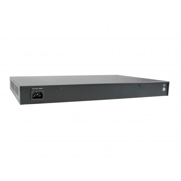 LevelOne GEP-2821 28-Port Gigabit POE Switch, 24-fache POE-Ausgänge, 2x Gigabit RJ45, 2x Gigabit SFP, 1H