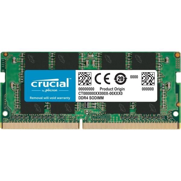 Crucial Crucial CT16G4SFRA32A SO-DIMM, 16 GB, DDR4, 3200 MHZ, CL22, 260-PIN UNBUFFERED