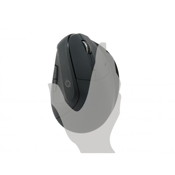 Concepttronic Lorcan03b Lorcan Ergo 6 Knopf Ergonomische Bluetooth -Maus, Bluetooth, optisch, 1600 dpi