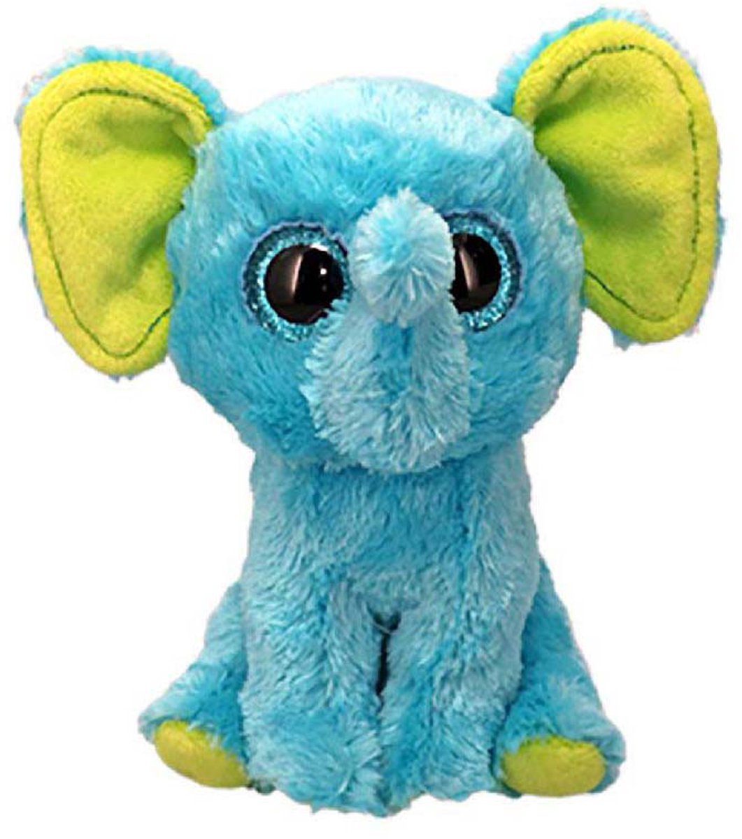 Ty beanie boo trunkles modrý slon, 15cm
