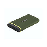 Transcend transcend ts1tesd380c esd380c portable ssd, 1tb, usb type-c (3.2 gen 2) 3d nand, 2000 mb s, green