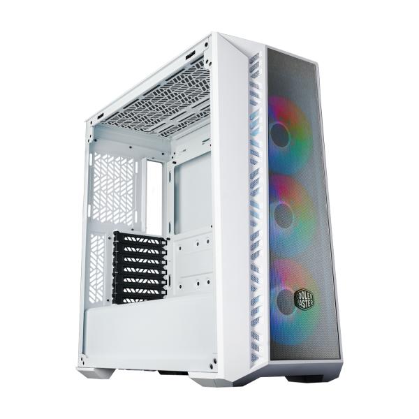 Cooler Master MB520-WGNN-S00 Masterbox 520 mesh bianco, ATX, MIDI, finestra trasparente da bordo a bordo