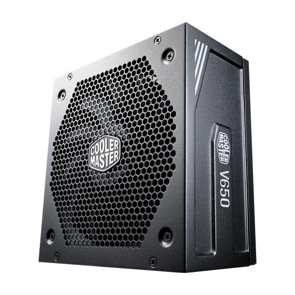 Cooler Master MPY-650V-AFBAG-EU V650 Guld V2, ATX, 650W, Modular, APFC, 135 mm, 32 dB (tavs), sort