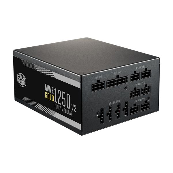 Cooler Master MPE-C501-AFCAG-EU MWE GOLD V2, ATX, 1250W, RTX Ready, Modulare, 140mm, Black