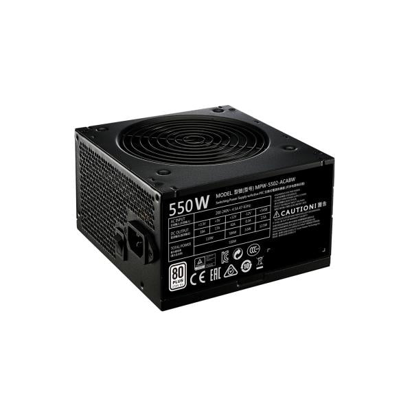 Cooler Master MPE-5501-AABW-BeU MWE 550 Bronze-V2-230V, 120mm, 85%, 2x PCIE, Black