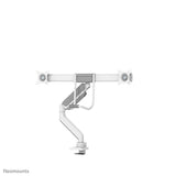 Neomounts ds75-450wh2 full-motion screen desk mount, 2 screens, topfix clamp grommet