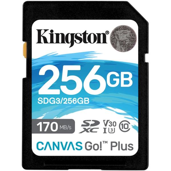 Kingston Canvas vai! Plus SDXC 256 GB