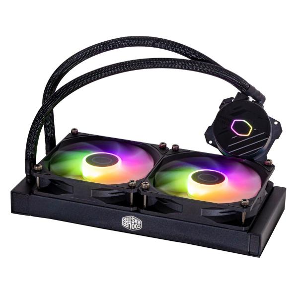 Cooler Master Cooler MLW-D24M-A18PZ-R1 MasterLiquid 240L Core Argb, 4-pin, 2x 120mm ARGB, 27.2 dba (Max)