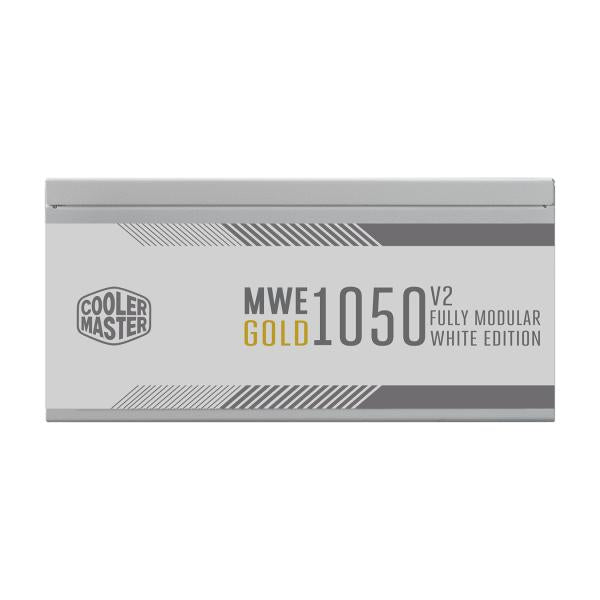 Cooler master mpe-a501-afcag-3geu mwe gold 1050 v2 white, atx3.0, 1050w, 90%, 140mm, 3x pcie 6+2