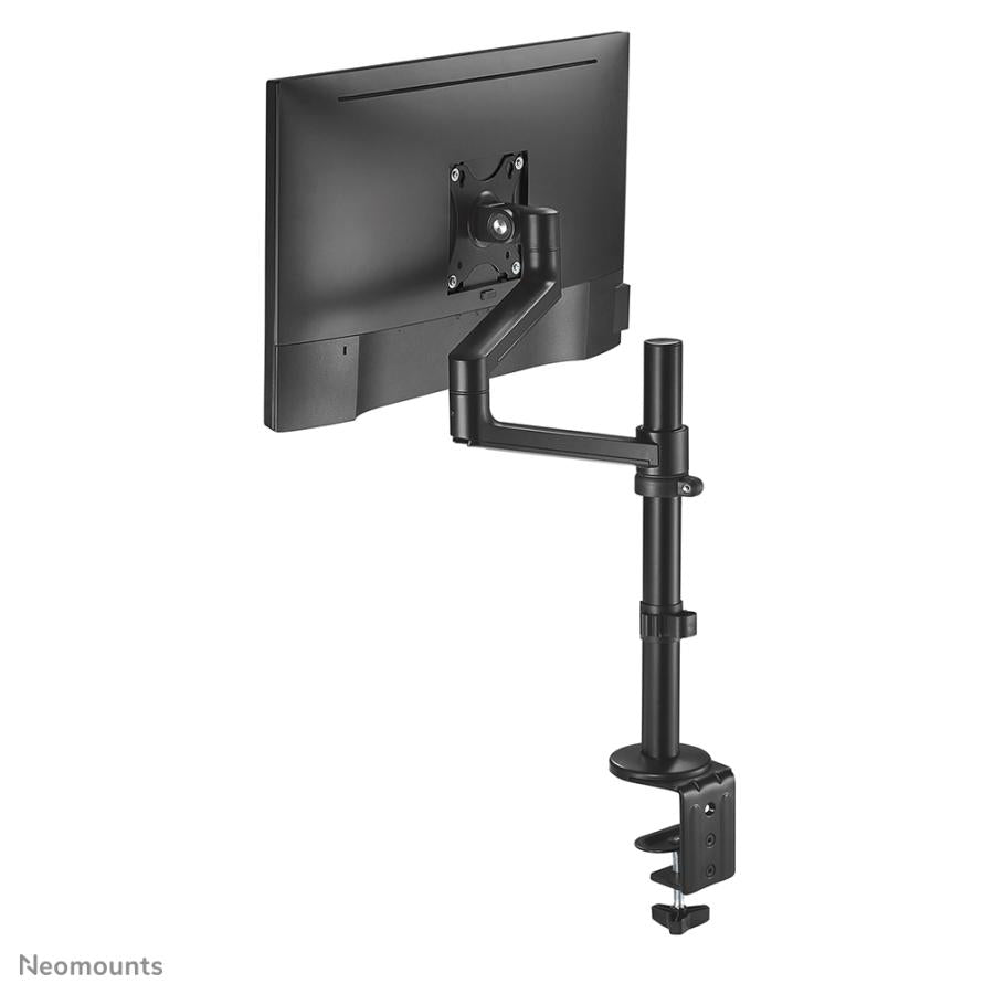 Neomounts ds60-425bl1 desk-mount, 1x 27 inch, 8 kg, tilt rotate swivel, 100x100 mm, black