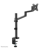 Neomounts ds60-425bl1 desk-mount, 1x 27 inch, 8 kg, tilt rotate swivel, 100x100 mm, black