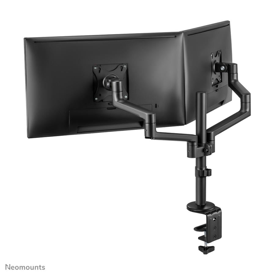 Neomounts ds60-425bl2 desk monitor arm, clamp grommet, 17 - 27 , 8 kg, 100x100 mm, black