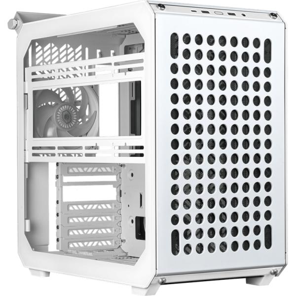 Chladič hlavní chladič Q500-WGNN-S00 Qube 500 Flatpack White, ATX, USB 3.2, 120 140 mm, chlazení vody