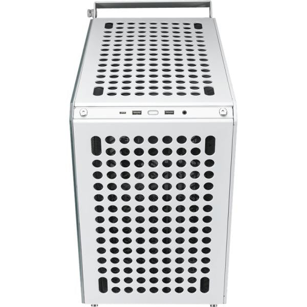 Chladič hlavní chladič Q500-WGNN-S00 Qube 500 Flatpack White, ATX, USB 3.2, 120 140 mm, chlazení vody