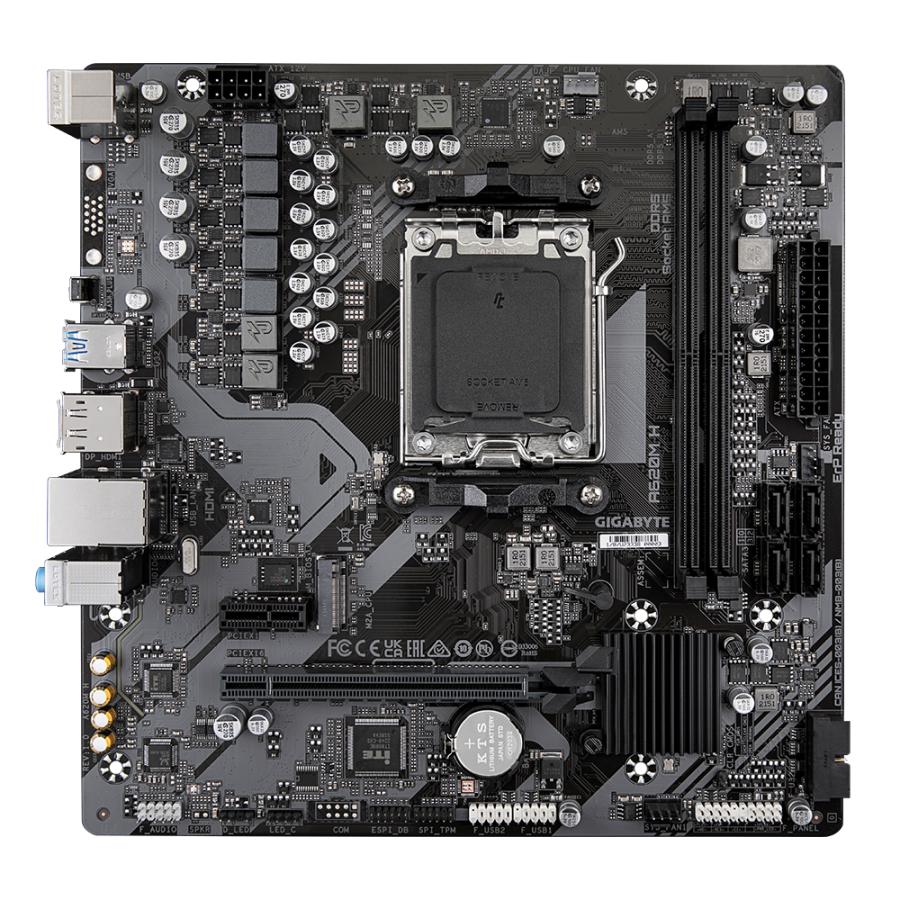 Gigabyte a620m h, matx, amd am5, a620, ddr5, 96 gb, usb 3.2 gen 1, m.2, gbe lan