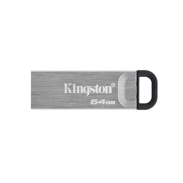 Kingston DTKN 64 GB DataTraveler Kyson, 64 GB, USB 3.2, 200 60 MB S, Capless, Silber