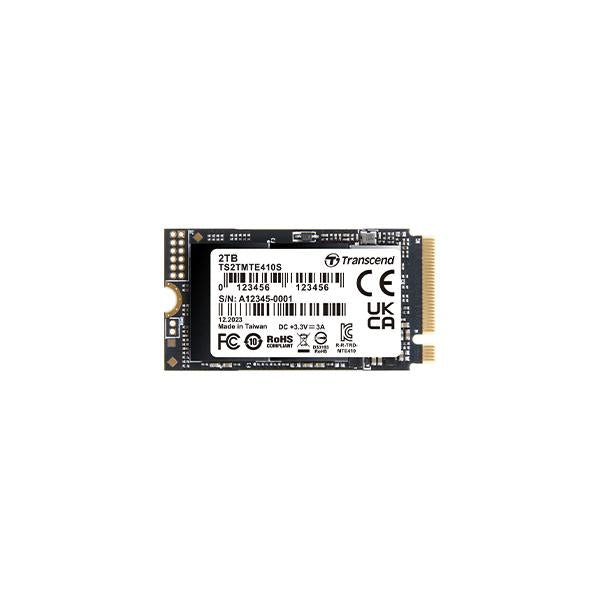 Transcend transcend ts1tmte410s 410s ssd, 1tb, m.2 2242, nvme, pcie gen4x4, dram-less, 5000 mb s, 330k iops