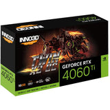 Inno3D Inno3D N406T2-16D6X-17805N GeForce RTX 4060 TI Twin X2OC, 16GB GDDR6, 128-BIT, 2595, 18Gbps